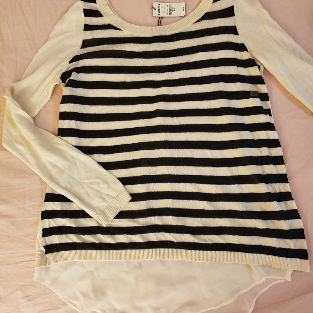 Express layered long Sleeve tops womens Size s/p